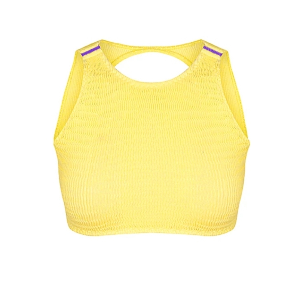 NWT Kylie Jenner Famous RARE Yellow Bikini Tankini - Picture 4 of 4